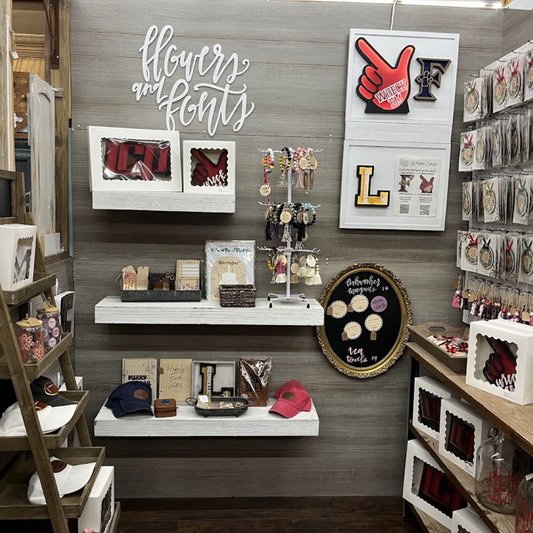 Flowers & Fonts - Aisle 3